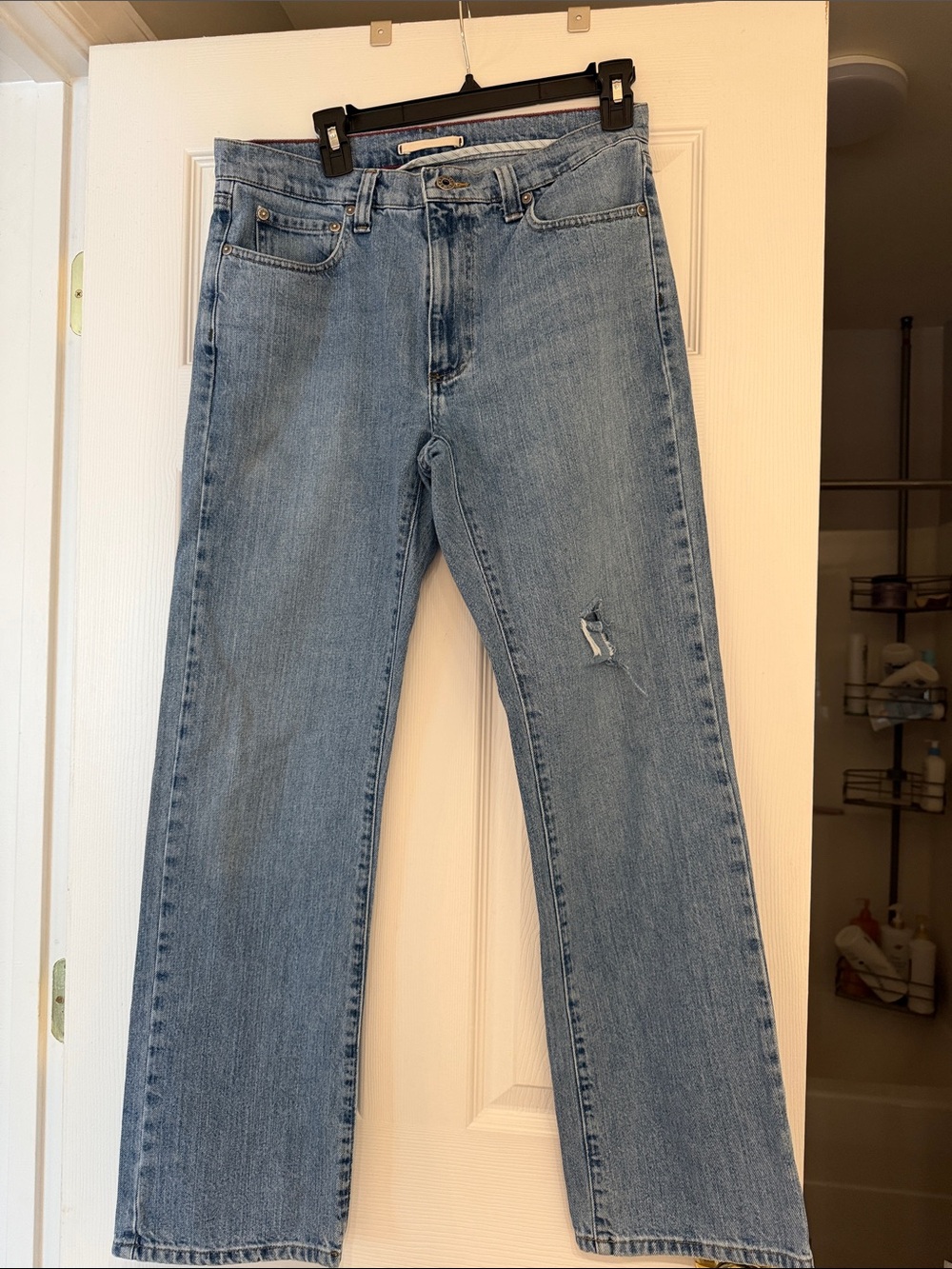 L.L. Bean Light Blue Straight-Leg Jeans